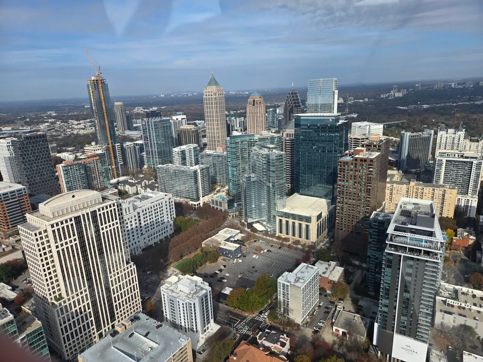 Over Buckhead on a mapping flight
