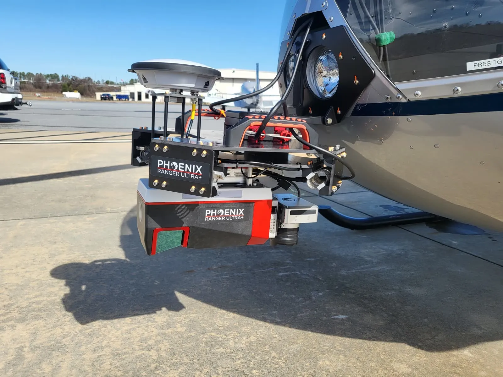 Phoenix LiDAR & Phase One camera mounted on the R66